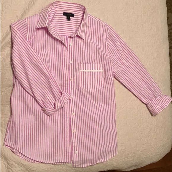 Kids stretch poplin button-down in Stewart black Size 10 NWT J.Crew Crewcuts
